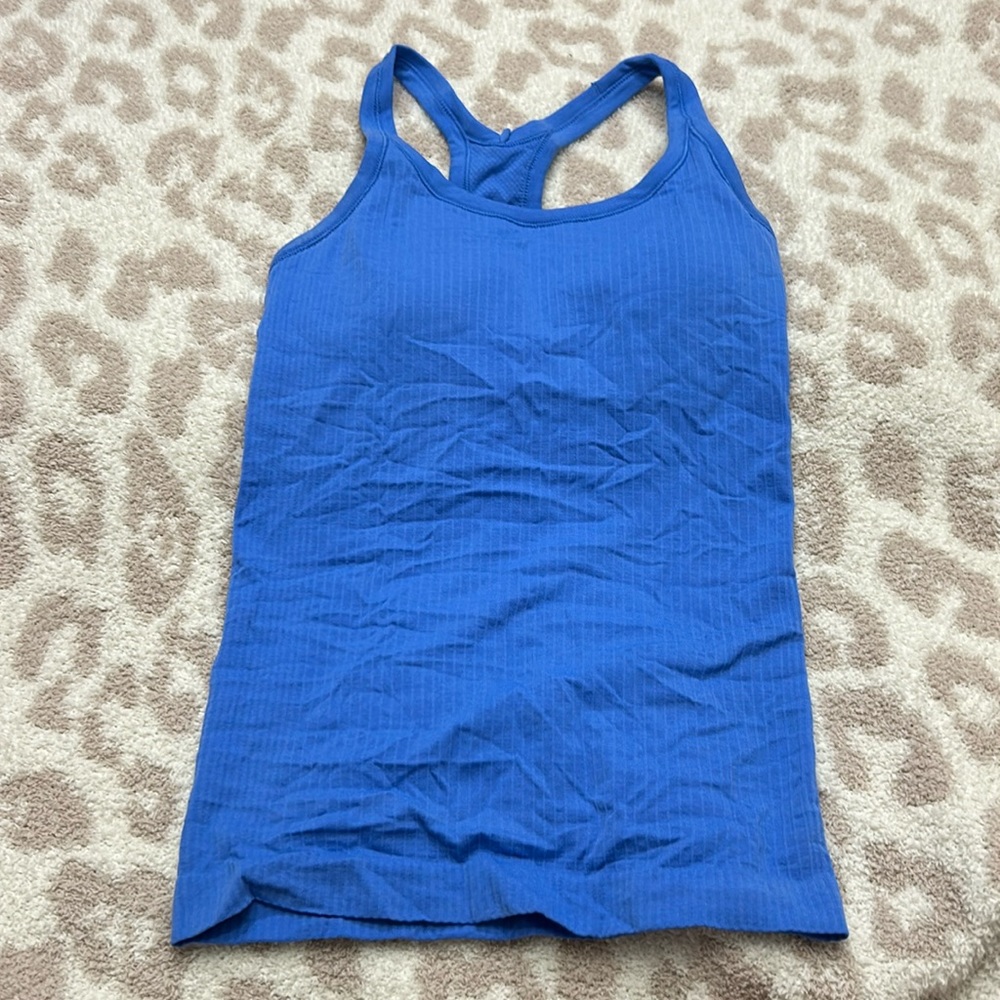 lululemon ebb to street tank top size 2